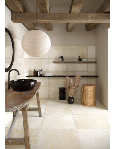 Carrelage Effet Travertin TRANI 60x60