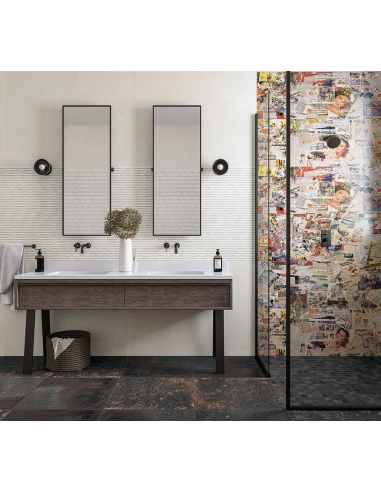 Carrelage Effet Metal CORTEN 50x100