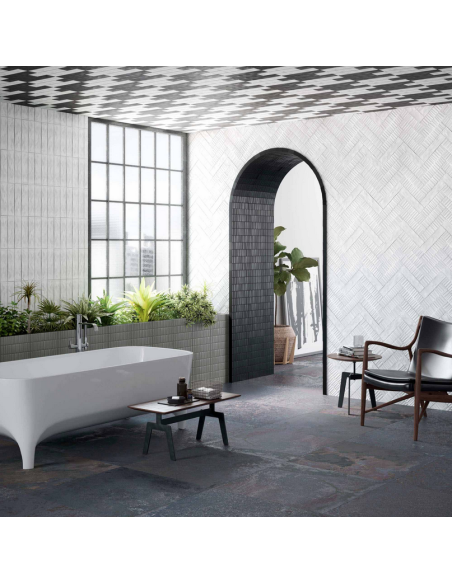 Carrelage Effet Metal CORTEN 50x100