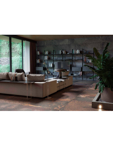 Carrelage Effet Metal CORTEN 50x100